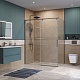 BelBagno Душевой уголок Soft Close-1 SOFT_CLOSE-1-AH-1-160/80-C-GM 160x80 профиль оружейная сталь стекло прозрачное – картинка-14