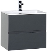 Aquanet Тумба с раковиной "Алвита 60" серый антрацит