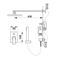 Raiber Душевая система R9505 скрытого монтажа – фотография-3