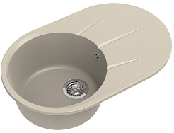 Ewigstein Мойка кухонная Rund 50F темно-бежевый – фотография-1