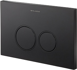 Milacio Клавиша смыва Standart MCU.202 черная матовая – фотография-3