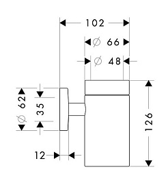 Hansgrohe Стакан Logis – фотография-2