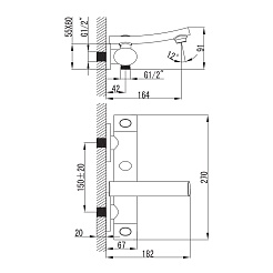 Iddis Смеситель для ванны VICO 27164X4 – фотография-2