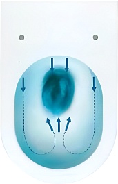 Ceruttispa Унитаз подвесной Tanaro Aria MB CT9238 черный матовый – фотография-10