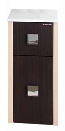 Водолей Тумба подвесная "Сильвия 25" R венге/дуб – фотография-1