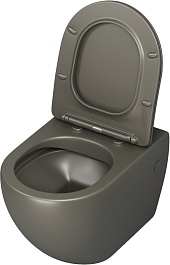 Grossman Унитаз подвесной Color GR-4411GSMS хаки матовый – фотография-3
