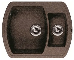 Florentina Мойка гранитная Нире 630 К коричневый – фотография-1