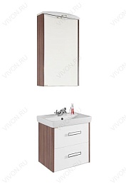 Водолей Тумба с раковиной Мона 55 с ящиками ясень – фотография-2