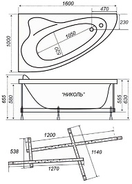 Triton Акриловая ванна Николь R – фотография-12