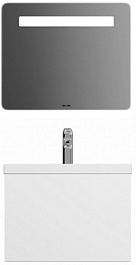 Am.Pm Мебель для ванной Gem 60 глянцевый белый, с 1 ящиком – фотография-1