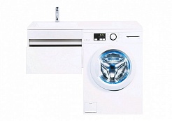 Aquanet Тумба с раковиной Токио 120 L подвесная – фотография-8