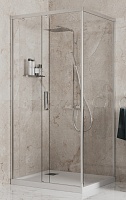 Paini Душевой уголок Dax 120х80 84CR12080 хром матовый