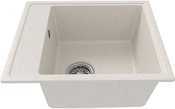 Teymi Мойка кухонная Helmi Smart 42 кварцевая белая матовая – фотография-2