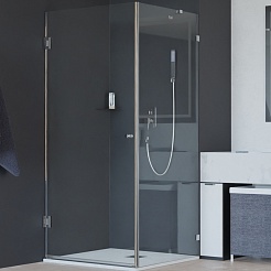 RGW Душевой уголок Hotel HO-034 80x80 профиль хром стекло прозрачное – фотография-1