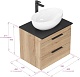 Onika Тумба с раковиной и столешницей Легран 60 подвесная дуб галифакс – картинка-36