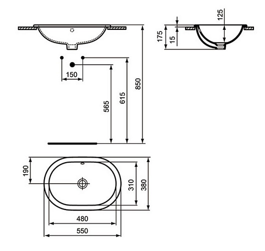 Ideal Standard Раковина Connect E504701 – картинка-3
