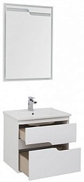 Aquanet Мебель для ванной Модена 65 белая – фотография-3