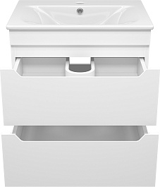 Misty Мебель для ванной Бриз 60 подвесная белая матовая – фотография-6