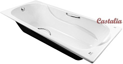 Castalia Чугунная ванна Venera 170x80x42 с ручками – фотография-2