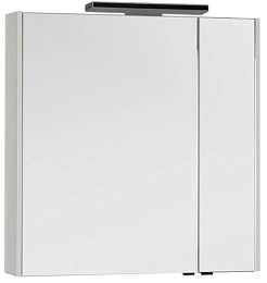 Aquanet Зеркальный шкаф "Франка 85" слоновая кость – фотография-1