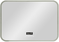 Continent Зеркало Demure Led 1000x700 с музыкальным блоком – фотография-1