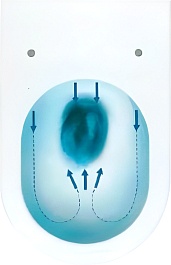 Ceruttispa Унитаз подвесной Maiella Aria MB CT9163 черный матовый – фотография-8