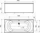 Marka One Акриловая ванна Esma MG 190x90 – картинка-10