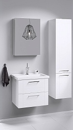 Aqwella Мебель для ванной Манчестер 60 подвесная, зеркало-шкаф – фотография-8