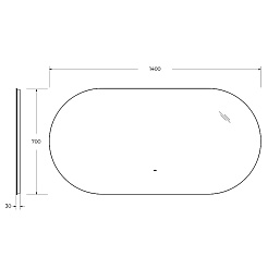 Cezares Зеркало Vague 140 – фотография-7