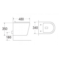 Ceruttispa Унитаз подвесной 2615Е – фотография-2