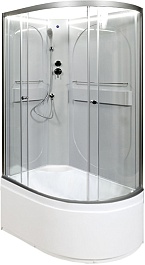 DTO Душевая кабина L620L N LED без крыши – фотография-1