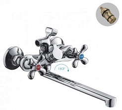 Frap Смеситель для ванны H731 F22731-B хром – фотография-2