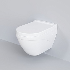 Ambassador Сиденье для унитаза Nord белое – фотография-2