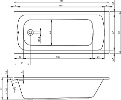 Riho Акриловая ванна Milano 180x80 – фотография-2