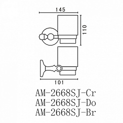 Art&Max Стакан Antic crystal AM-2668SJ-Do – фотография-2