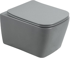 SantiLine Унитаз подвесной SL-5007MG серый матовый – фотография-1