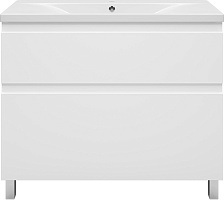 Misty Тумба с раковиной Лаки 100 белая