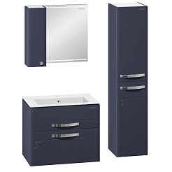  Зеркальный шкаф Nota 75 серый L – фотография-2