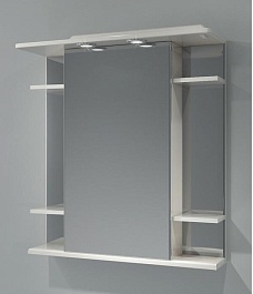 Какса-а Зеркальный шкаф Валенсия 75 с подсветкой – фотография-1