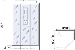 River Душевая кабина PENTA 100 – фотография-18