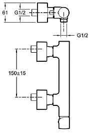Jacob Delafon Смеситель для душа Toobi E8962-BN – фотография-2