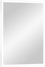 Continent Зеркало Frame White Led 600x800 – фотография-2