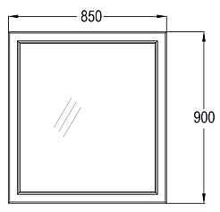 Opadiris Мебель для ванной Омега 85 слоновая кость – фотография-10