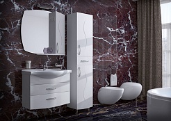 ASB-Mebel Мебель для ванной Грета 80 подвесная – фотография-2