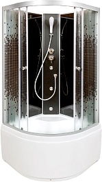 DTO Душевая кабина L 890 N без крыши с гидромассажем – фотография-1
