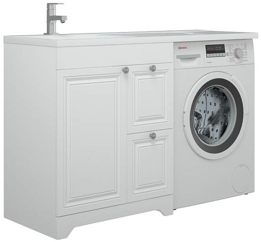 Corozo Мебель для ванной Леон 130 L – картинка-5