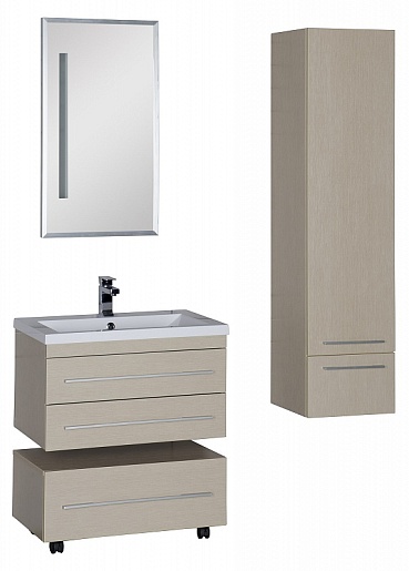 Aquanet Тумба подкатная "Нота 75" светлый дуб – картинка-13