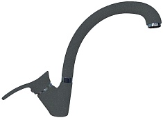 Florentina Смеситель FL-03 черный для кухонной мойки