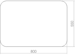 Mixline Зеркало Премьер Шампань 80 – фотография-3