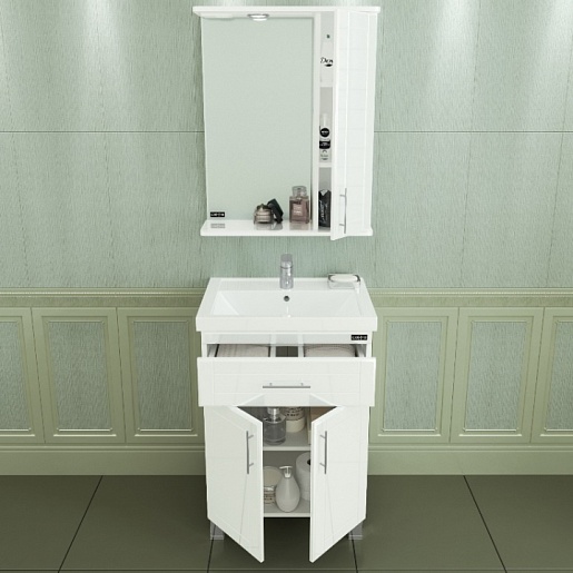 СанТа Мебель для ванной Дублин 60 R, ящик – фотография-2